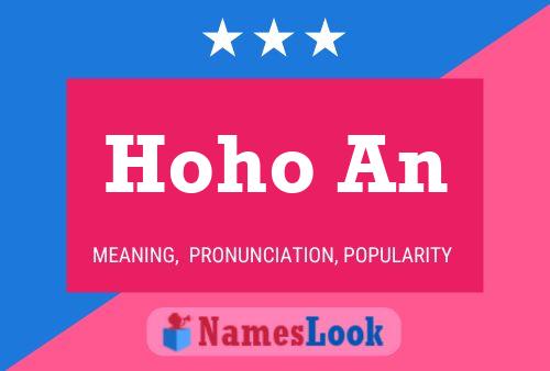 Hoho An Name Poster