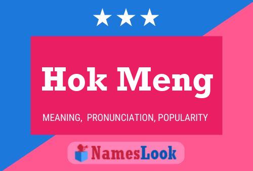 Hok Meng Name Poster