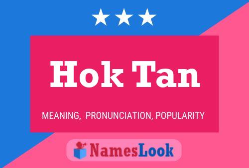 Hok Tan Name Poster