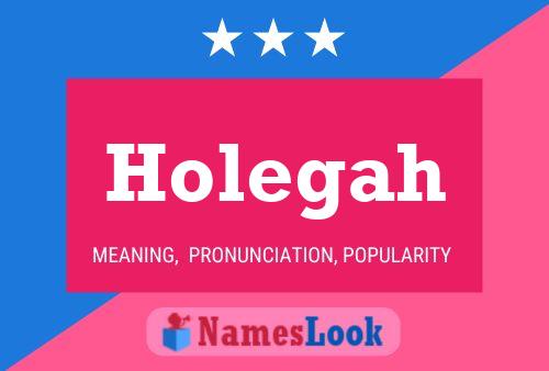 Holegah Name Poster