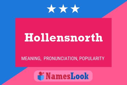 Hollensnorth Name Poster