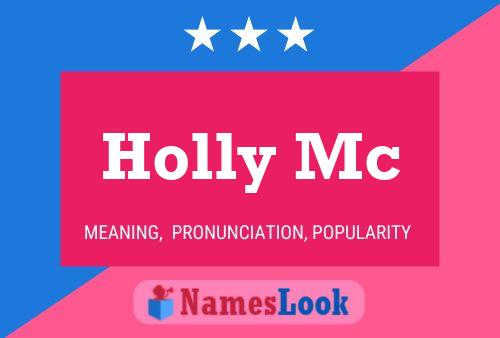 Holly Mc Name Poster