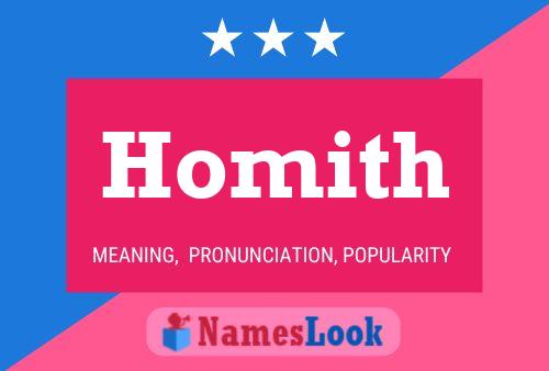 Homith Name Poster