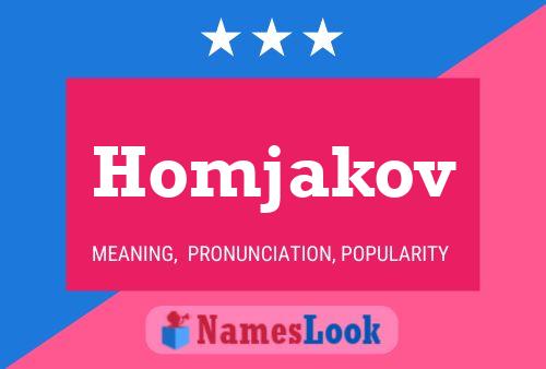 Homjakov Name Poster