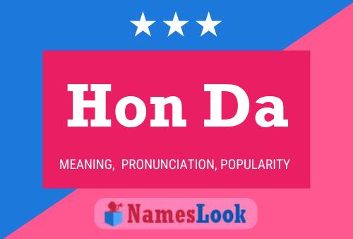 Hon Da Name Poster