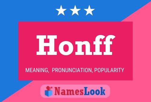 Honff Name Poster