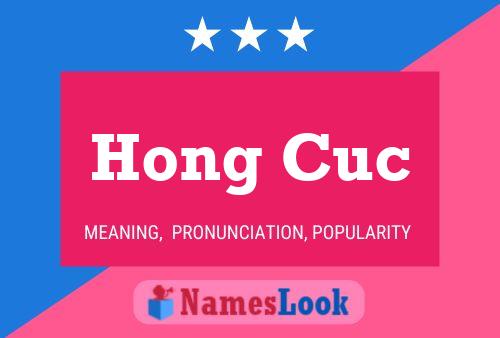 Hong Cuc Name Poster