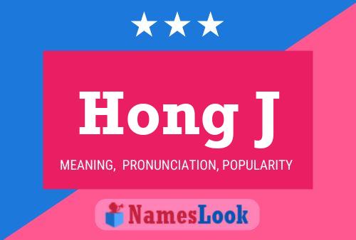 Hong J Name Poster