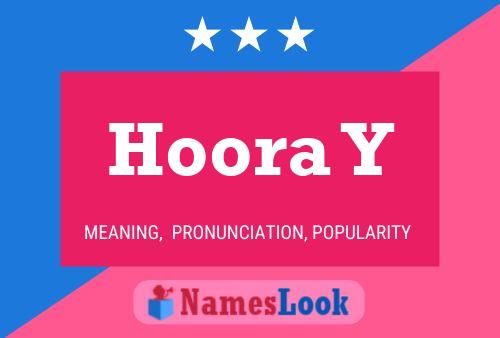 Hoora Y Name Poster