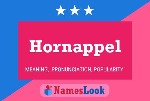 Hornappel Name Poster