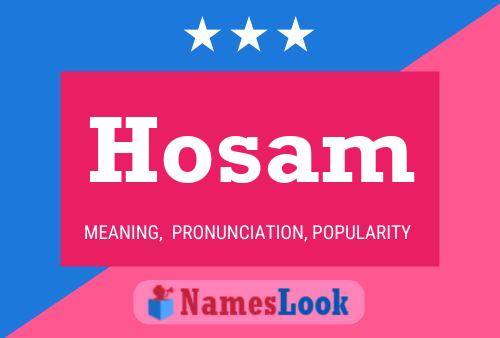 Hosam Name Poster