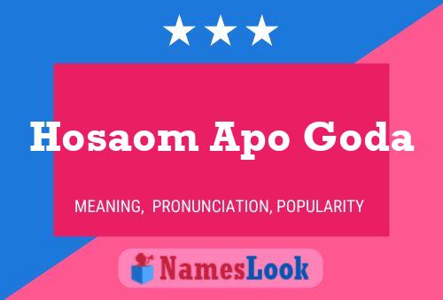 Hosaom Apo Goda Name Poster