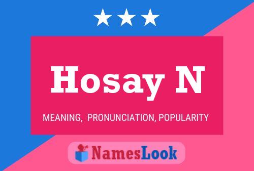 Hosay N Name Poster