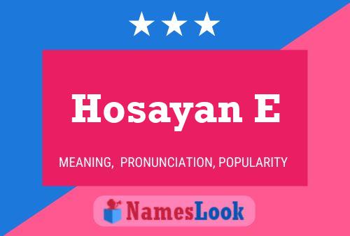 Hosayan E Name Poster