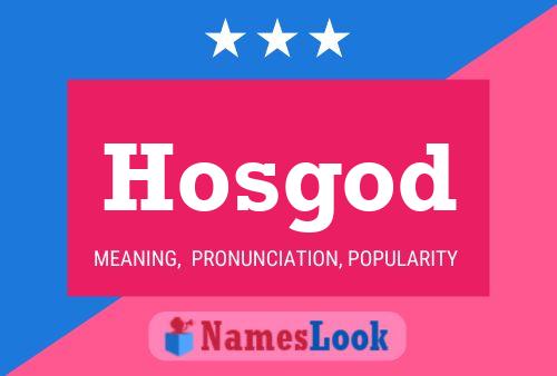 Hosgod Name Poster