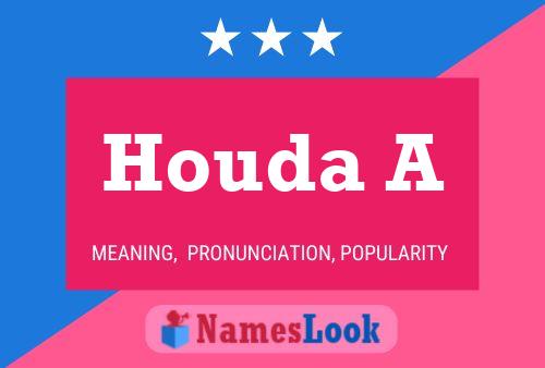 Houda A Name Poster