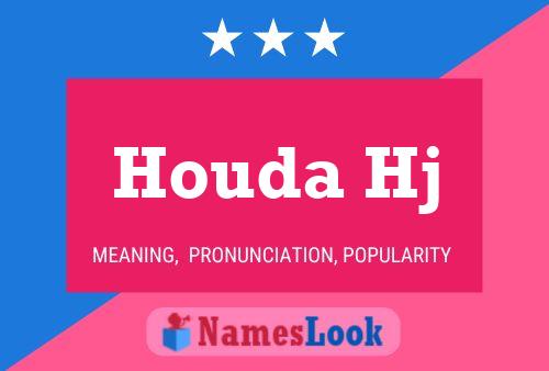 Houda Hj Name Poster