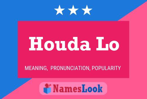 Houda Lo Name Poster