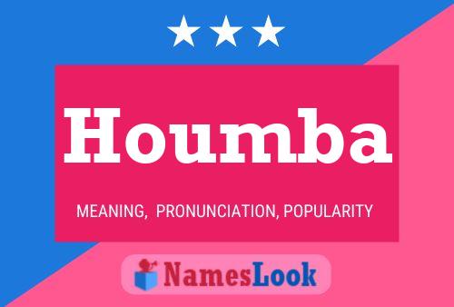 Houmba Name Poster