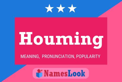 Houming Name Poster