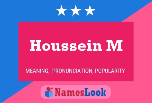 Houssein M Name Poster