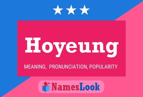 Hoyeung Name Poster