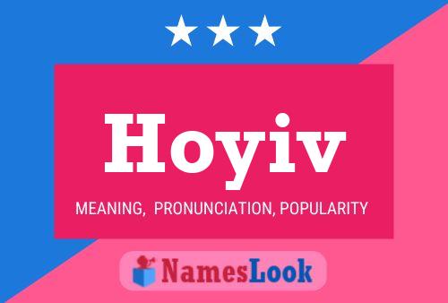 Hoyiv Name Poster