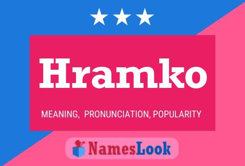 Hramko Name Poster