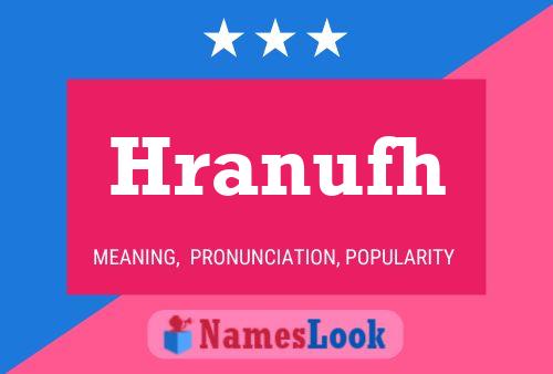 Hranufh Name Poster