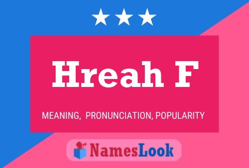 Hreah F Name Poster