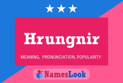 Hrungnir Name Poster