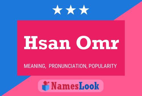 Hsan Omr Name Poster