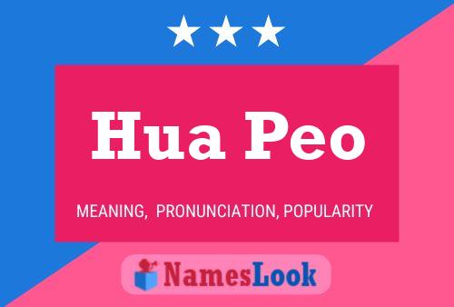 Hua Peo Name Poster