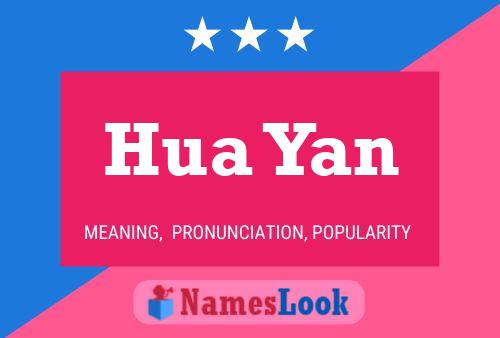 Hua Yan Name Poster