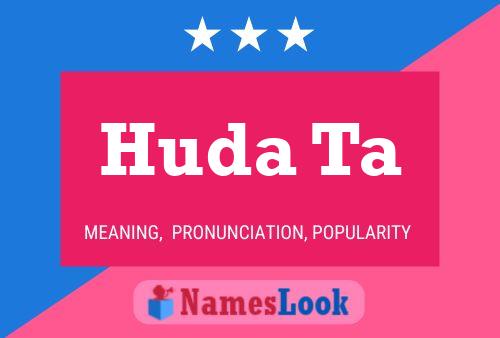 Huda Ta Name Poster