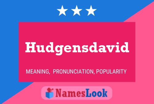 Hudgensdavid Name Poster