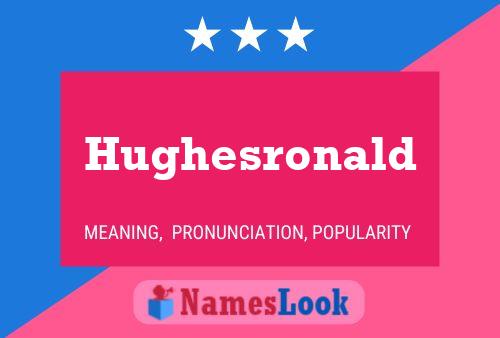 Hughesronald Name Poster