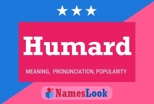 Humard Name Poster