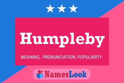 Humpleby Name Poster