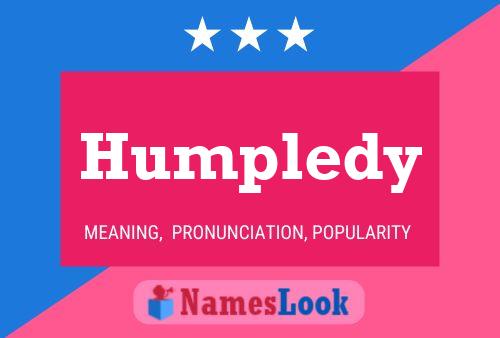 Humpledy Name Poster