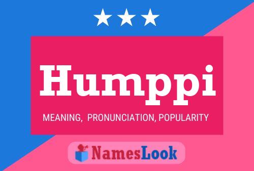 Humppi Name Poster