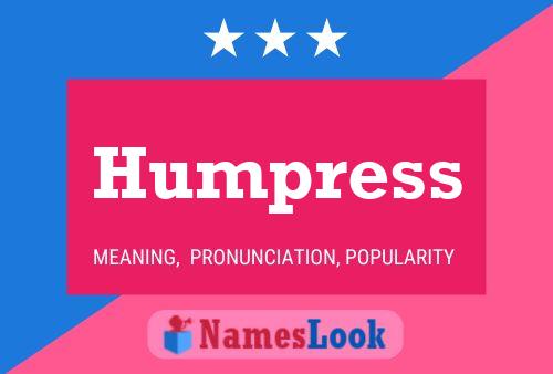 Humpress Name Poster