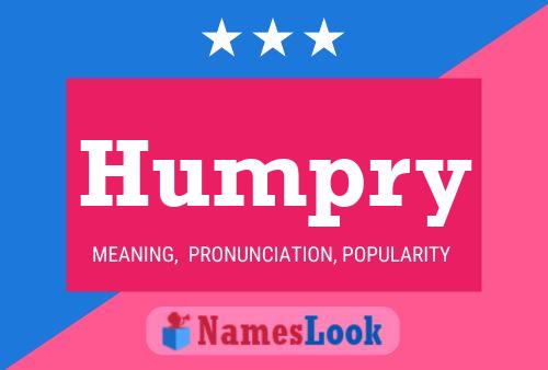 Humpry Name Poster