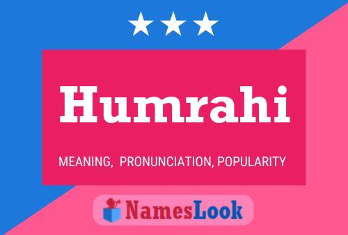 Humrahi Name Poster