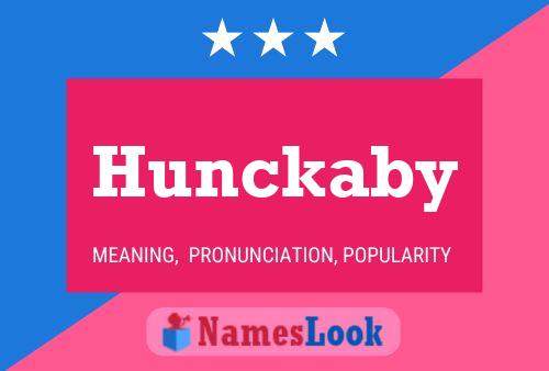 Hunckaby Name Poster