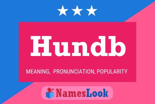 Hundb Name Poster