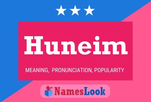 Huneim Name Poster