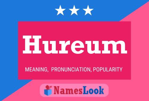 Hureum Name Poster