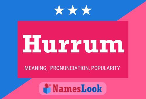 Hurrum Name Poster