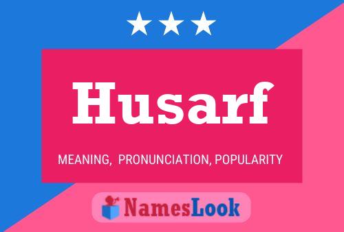 Husarf Name Poster